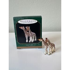Hallmark Keepsake Ornament Gentle Giraffes Miniature 1997